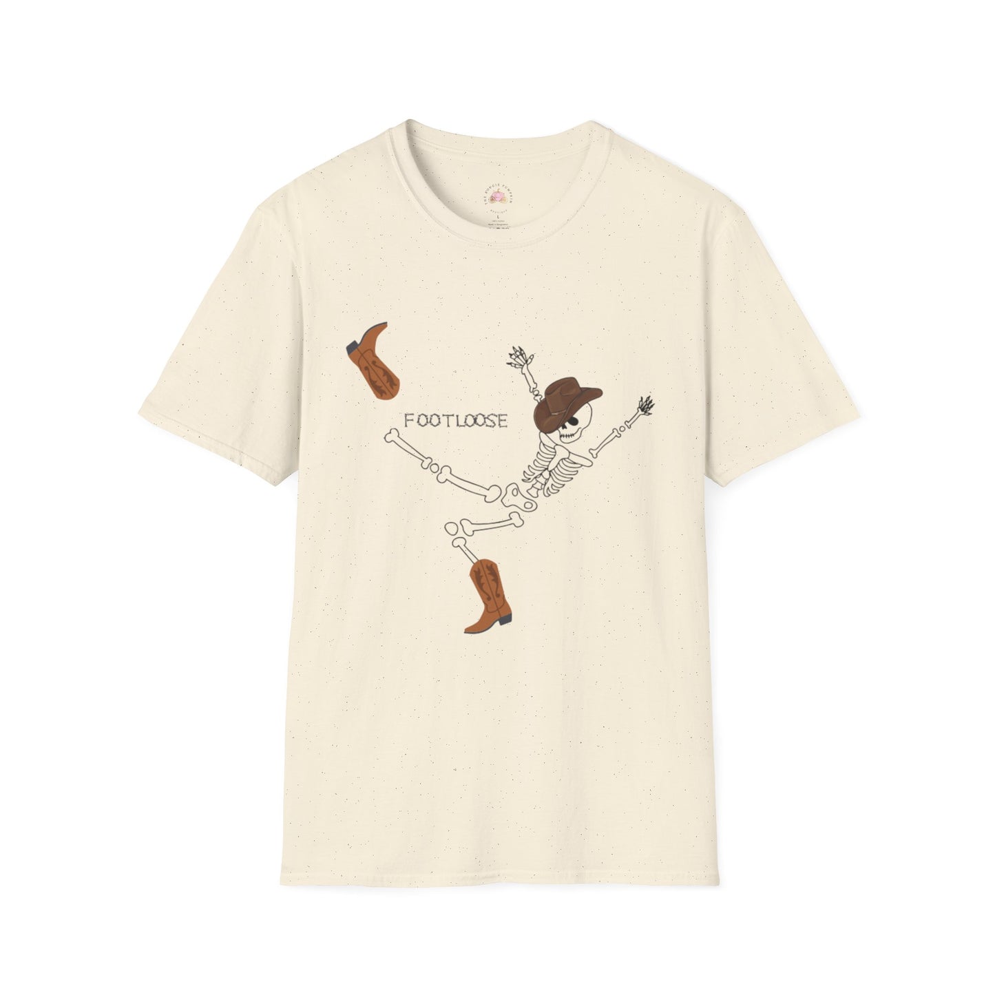 Footloose Skeleton Unisex T-Shirt - Funny Halloween Country Shirt