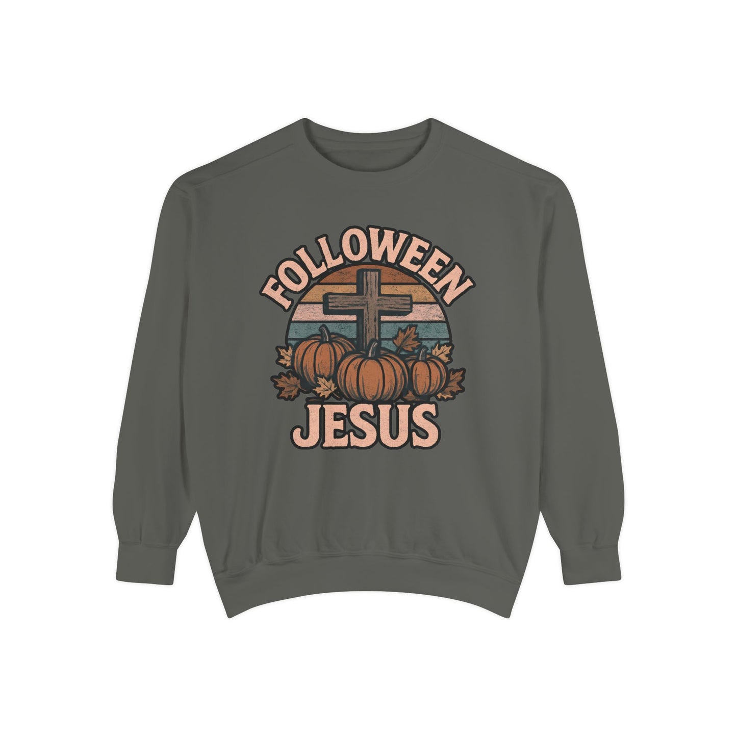 Follower Jesus Sweatshirt - Unisex Fall Apparel, Cute Halloween Gift, Faith-Based Clothing, Autumn Style - The Bougie Pumpkin Boutique