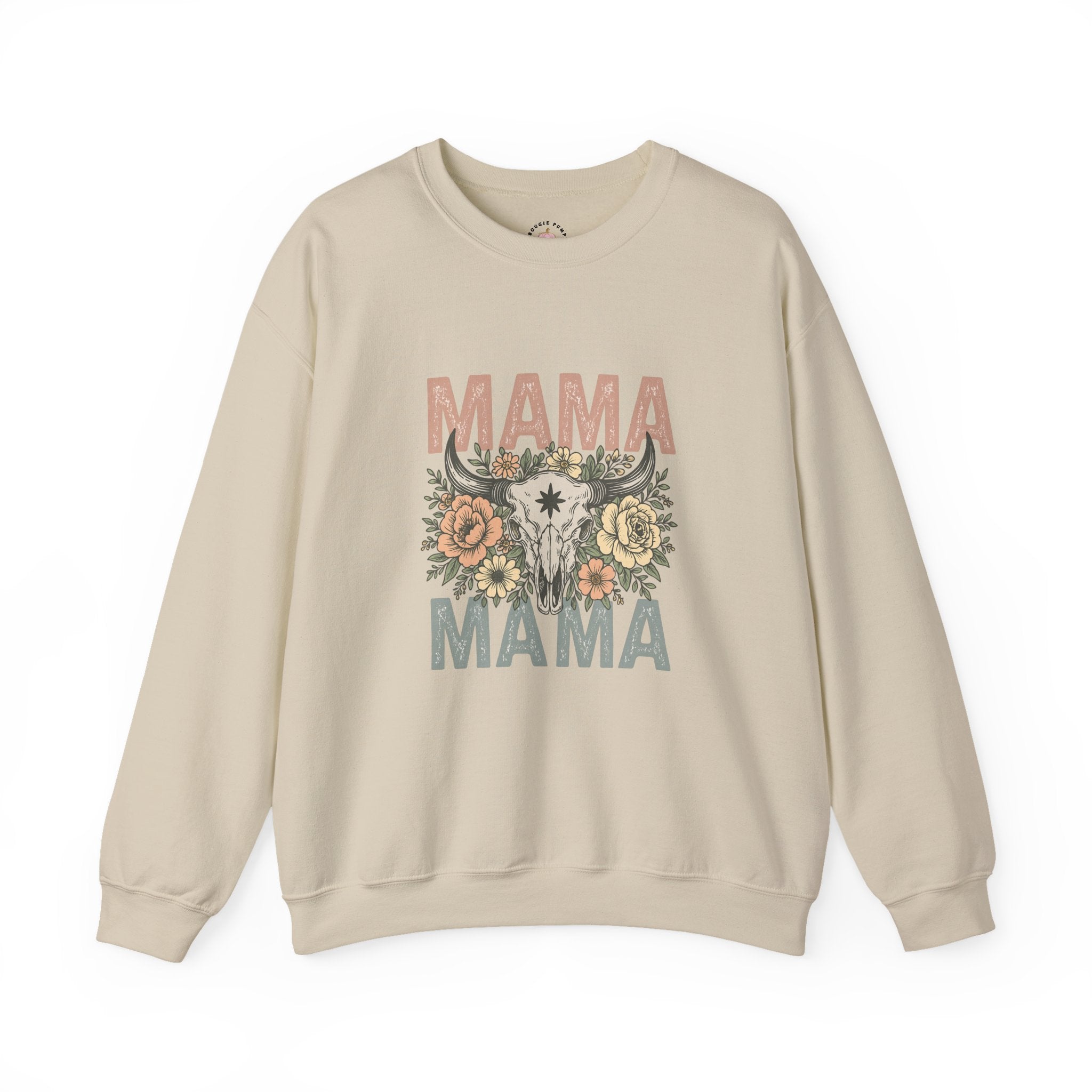 Floral Mama Skull Sweatshirt | Faith, Fashion & Sass – The Bougie Pumpkin Boutique