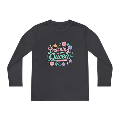 Learning Queen Youth Long Sleeve Tee