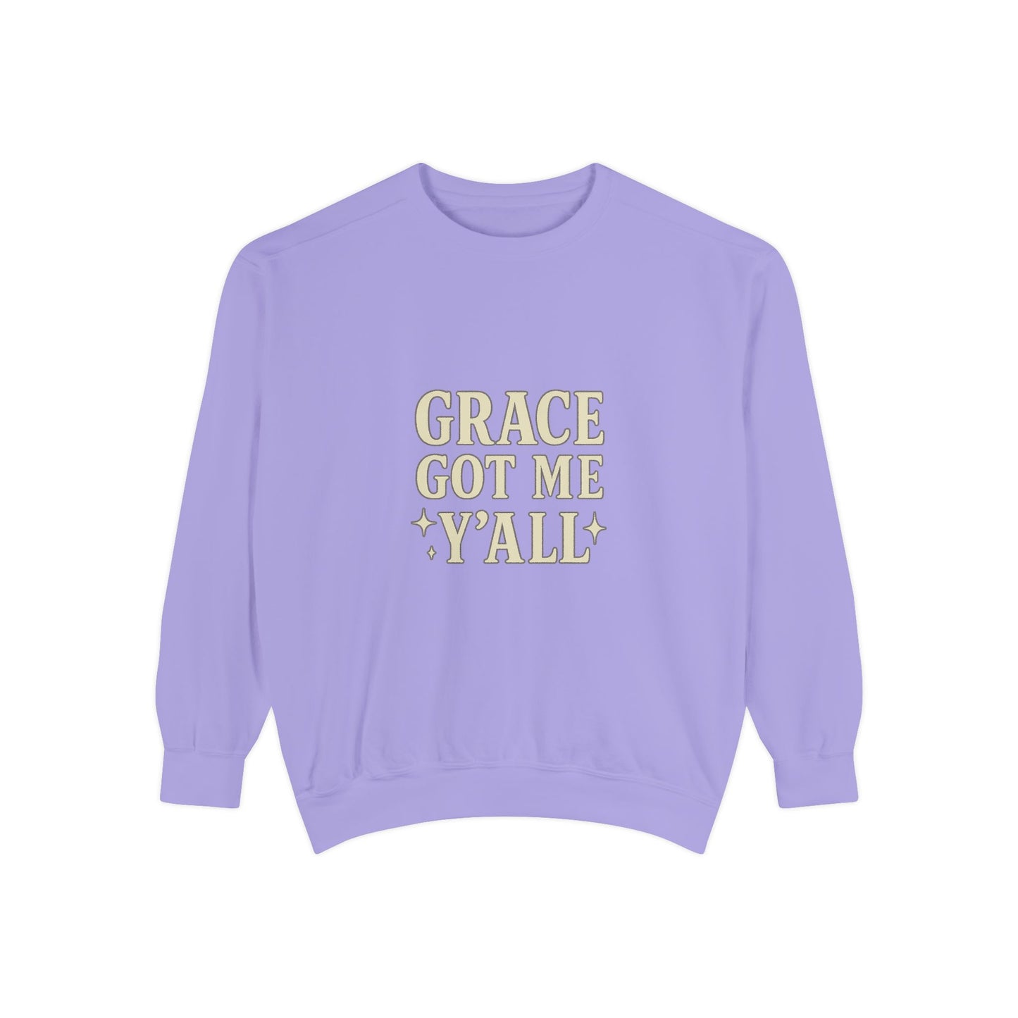 Grace Got Me Y’all Sweatshirt | Southern Faith Crewneck – Bougie Pumpkin Boutique - The Bougie Pumpkin Boutique
