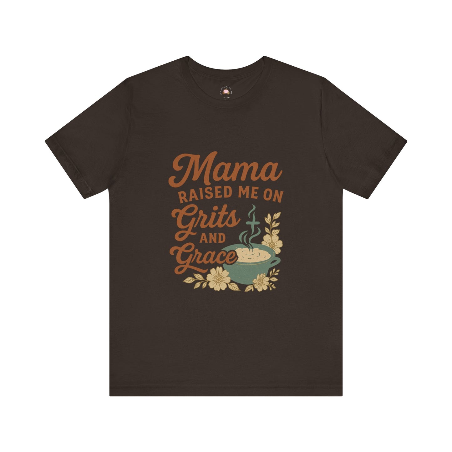 Mama Raised Me on Grits and Grace | Faith & Southern Mama Shirt – Bougie Pumpkin Boutique - The Bougie Pumpkin Boutique