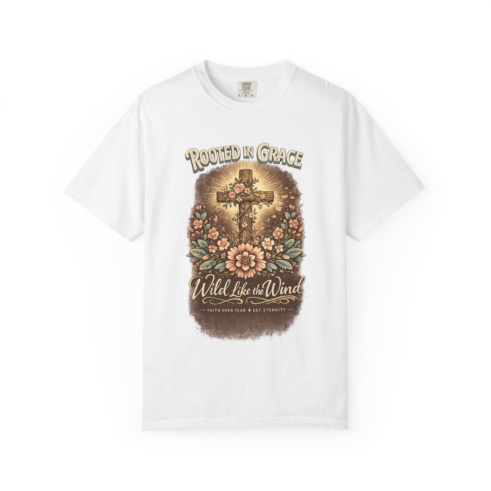 Rooted in Grace Unisex Garment-Dyed T-shirt