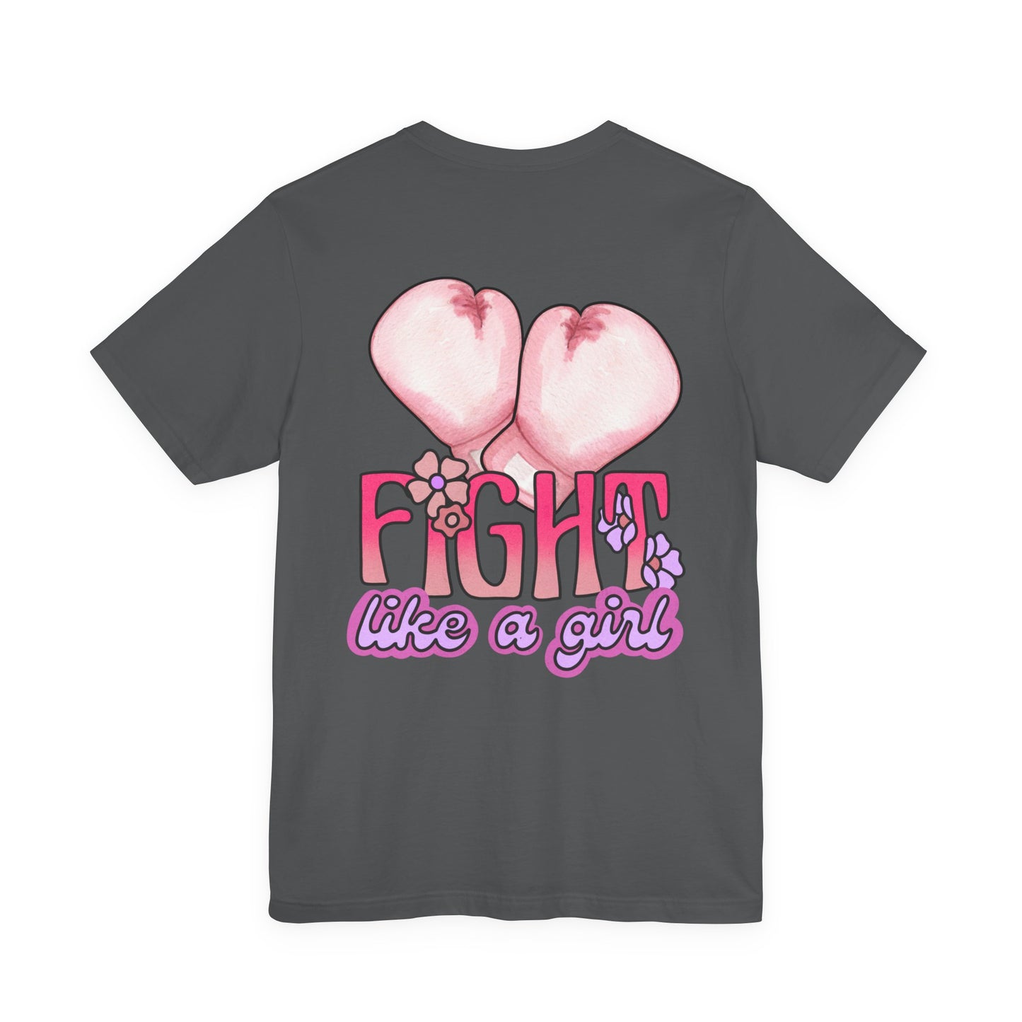 Empowerment Tee: Fight Like a Girl Unisex Jersey Short Sleeve T-Shirt, Awareness Shirt, Cancer Support Apparel, Gift for Fighters, [...]