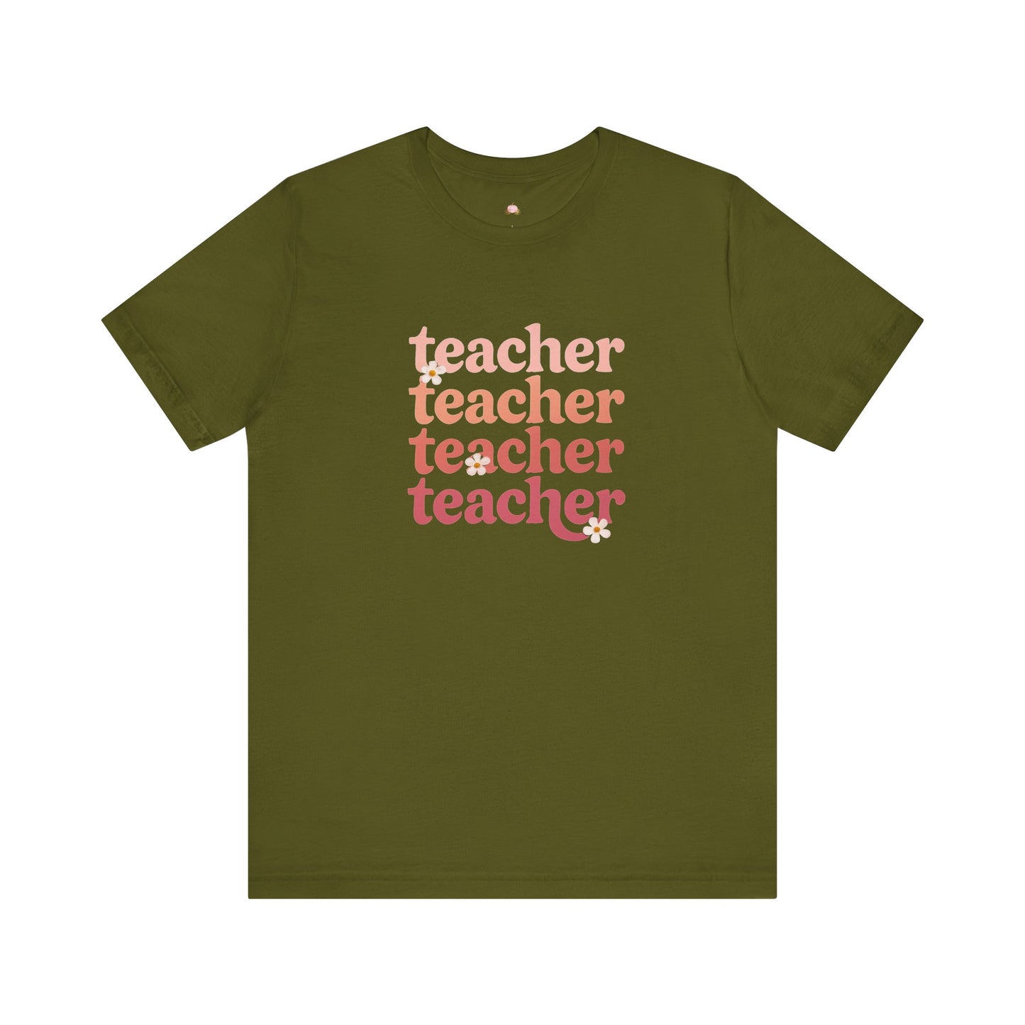 Teacher Vibes Unisex Jersey Tee - Perfect Gift for Educators, Teacher Appreciation, Classroom Style, Graduation Gift, Everyday Wear
