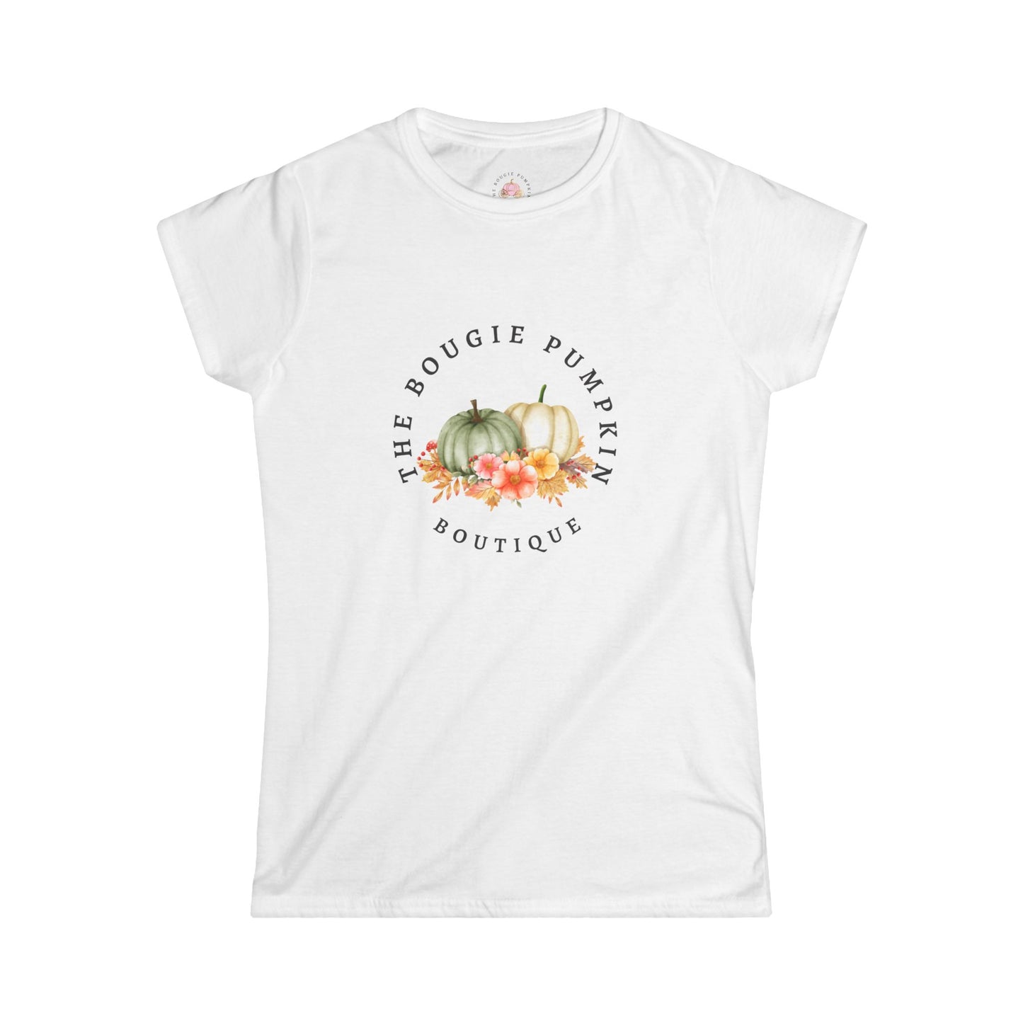 Women's T-Shirt - Bougie Pumpkin Boutique, Fall Halloween Design