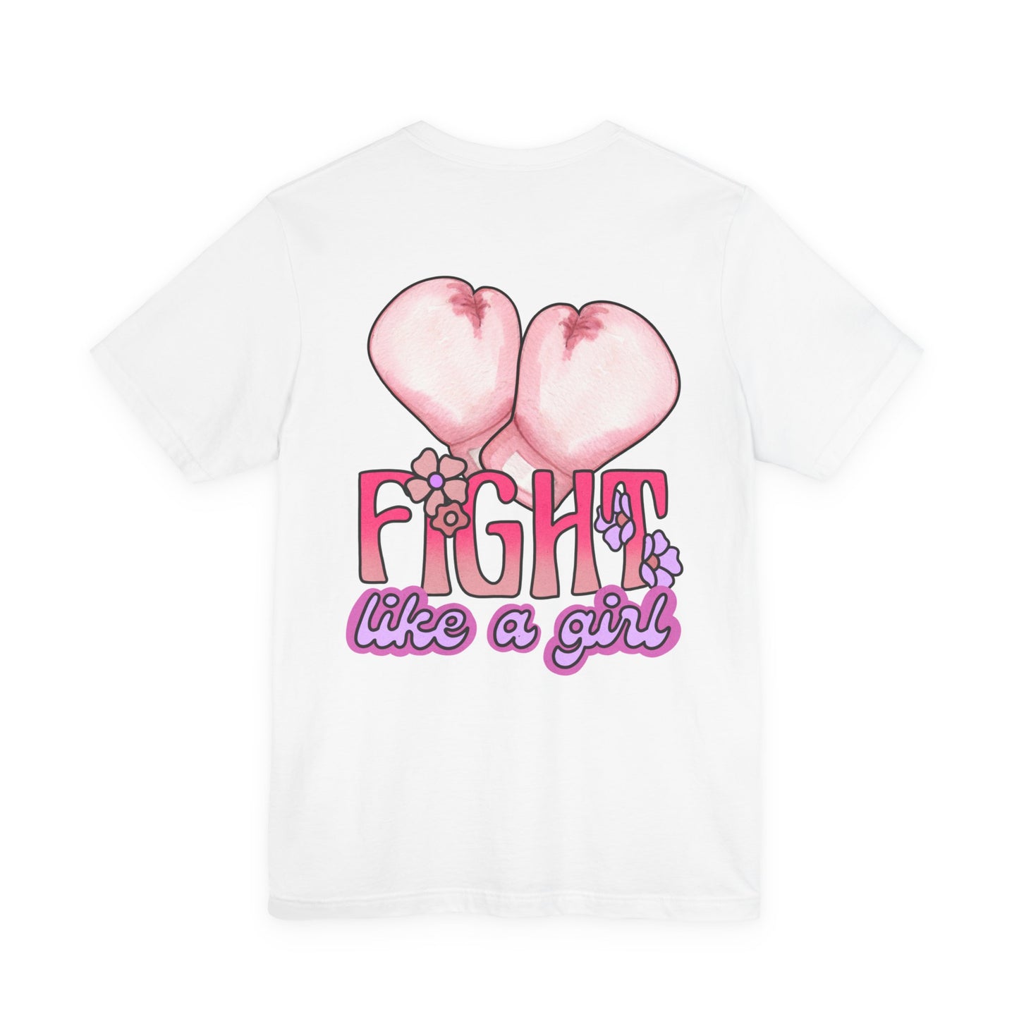 Empowerment Tee: Fight Like a Girl Unisex Jersey Short Sleeve T-Shirt, Awareness Shirt, Cancer Support Apparel, Gift for Fighters, [...]