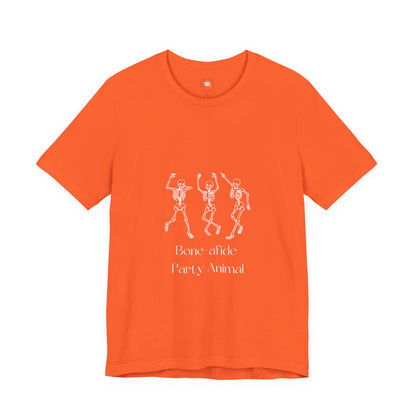 Halloween Skeleton Tee - Unisex Jersey Short Sleeve