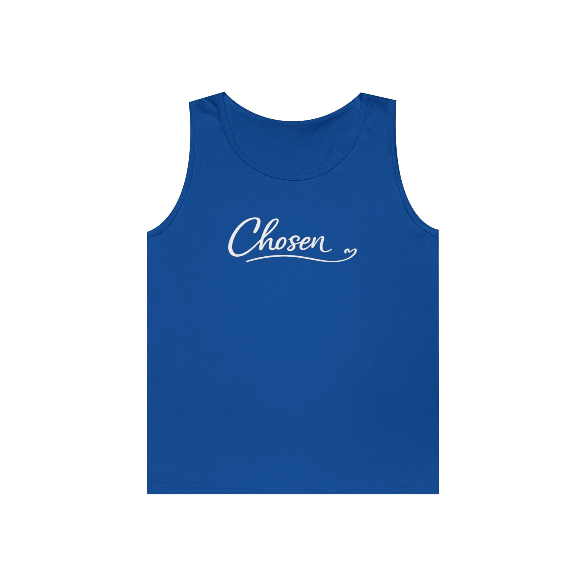 Chosen Script Tank Top — Inspirational 'Chosen' Graphic Tank