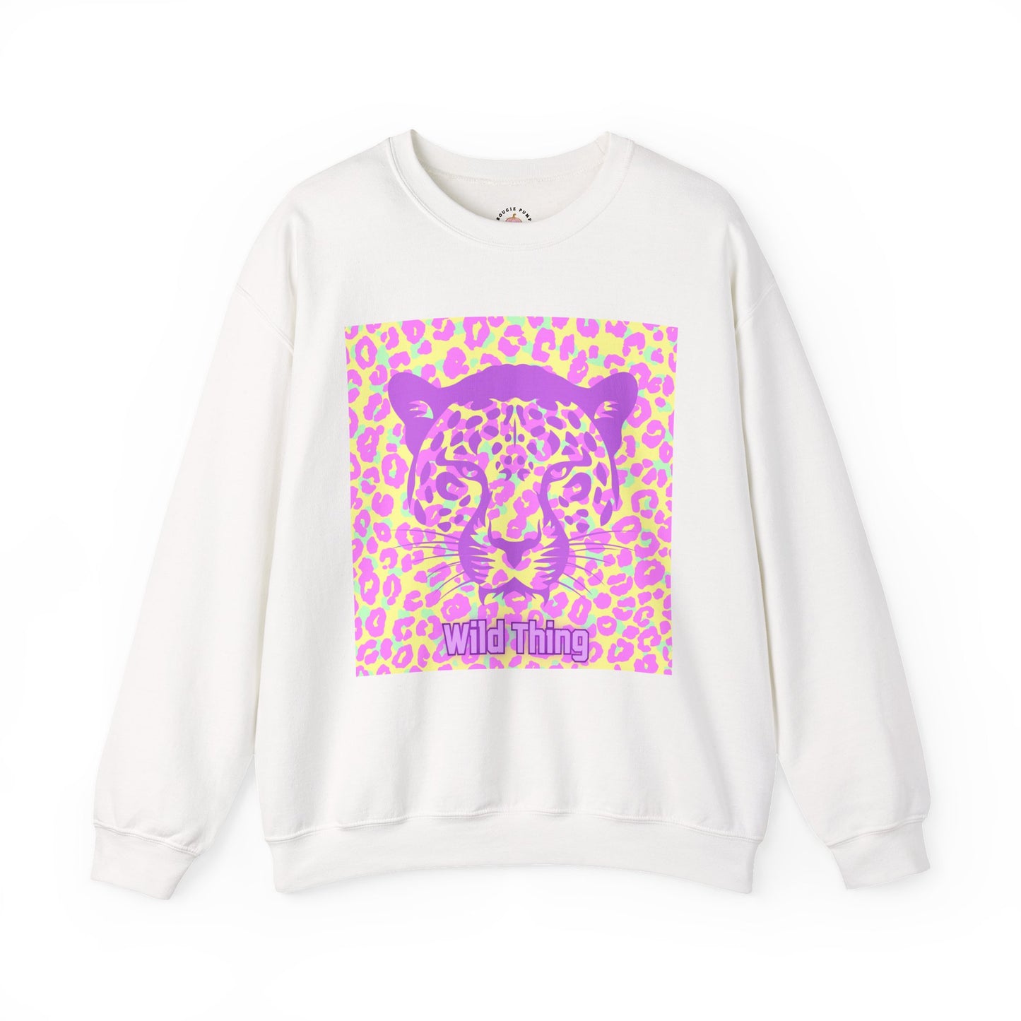 Wild Thing Unisex Crewneck Sweatshirt, Colorful Leopard Print Sweatshirt, Trendy Casual Wear, Gift for Animal Lovers, Cozy Fashion [...]