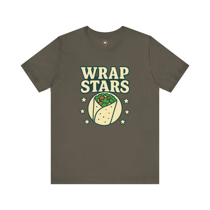 Punny Wrap Stars Unisex Tee - Cafeteria Worker Appreciation Gift - The Bougie Pumpkin Boutique