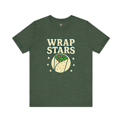 Punny Wrap Stars Unisex Tee - Cafeteria Worker Appreciation Gift - The Bougie Pumpkin Boutique