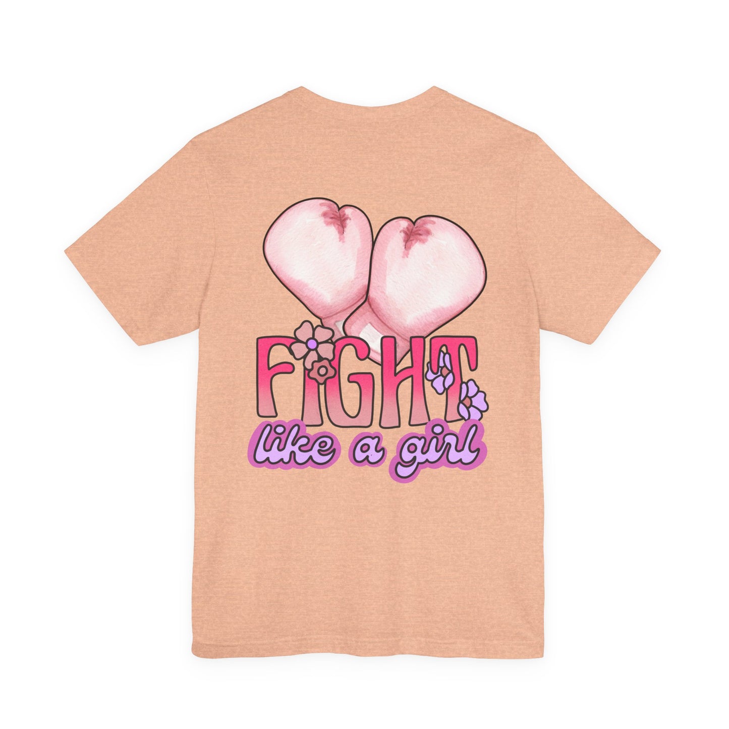 Empowerment Tee: Fight Like a Girl Unisex Jersey Short Sleeve T-Shirt, Awareness Shirt, Cancer Support Apparel, Gift for Fighters, [...]
