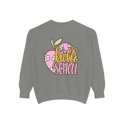 Teacher Appreciation Unisex Sweatshirt - Hello School, Back to School Gift