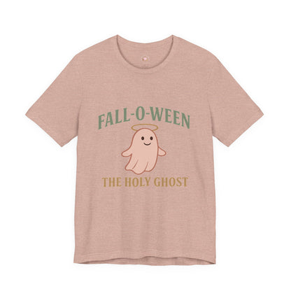 Christian Unisex Tee Holy Ghost Halloween Alternative Faith Humor - The Bougie Pumpkin Boutique