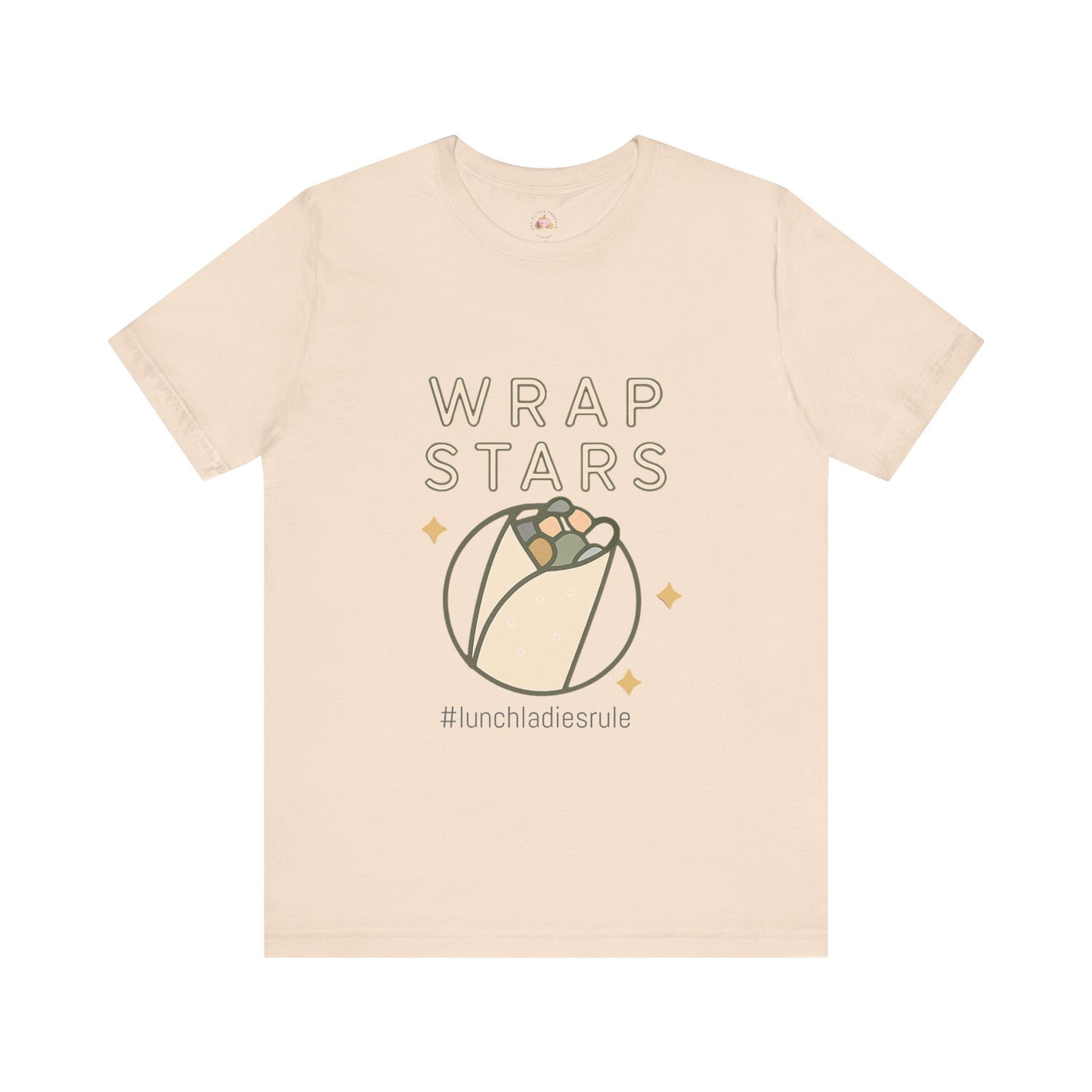 Funny Lunch Lady Unisex Tee - Wrap Stars School Spirit Shirt - The Bougie Pumpkin Boutique