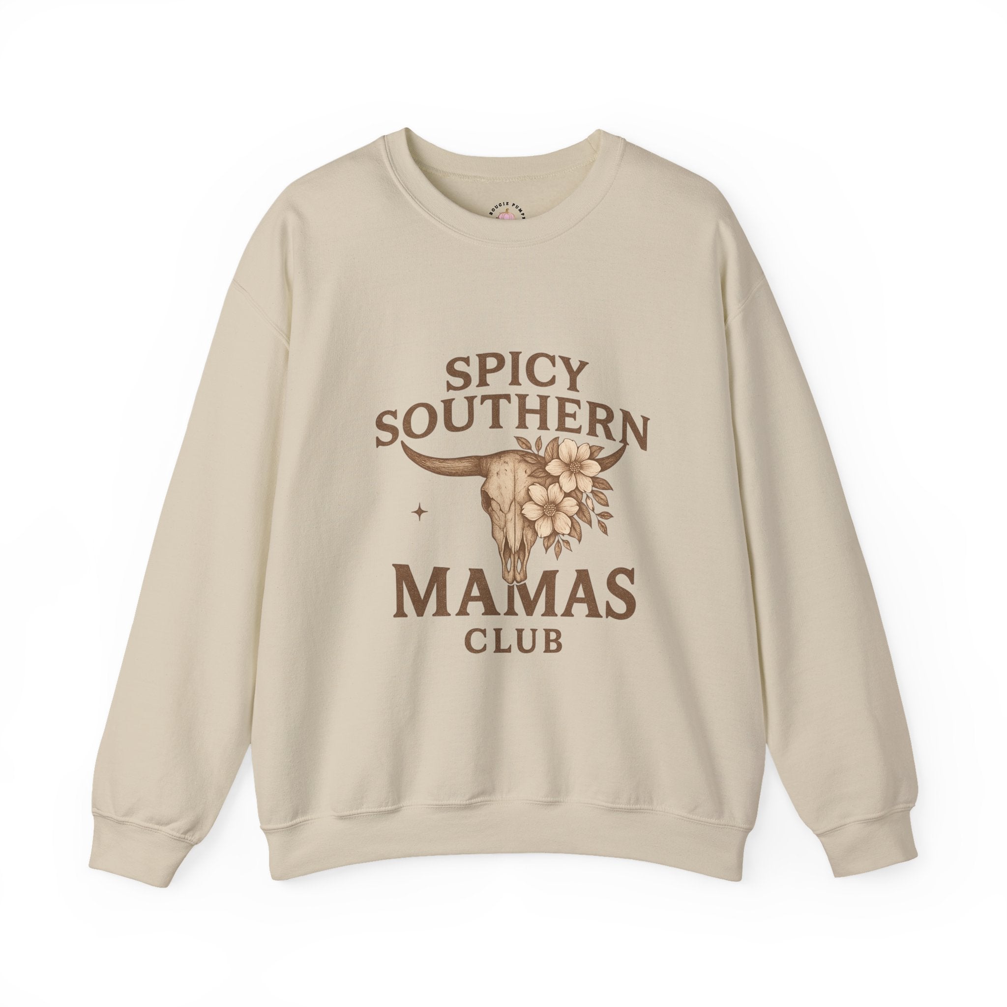 Spicy Southern Mamas Club Sweatshirt | Faith & Fire Apparel – The Bougie Pumpkin Boutique