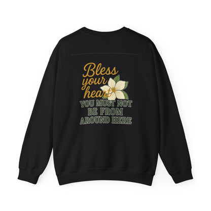 Bless Your Heart Sweatshirt | Unisex Crewneck | Cozy Gift for Friends, Southern Charm, Casual Style, Occasional Wear - The Bougie Pumpkin Boutique