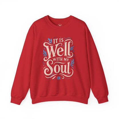 Soulful Comfort Crewneck Sweatshirt - Cozy Gift for Faith Lovers, Inspirational Apparel, Motivational Sweatshirt, Religious Gift, [...]