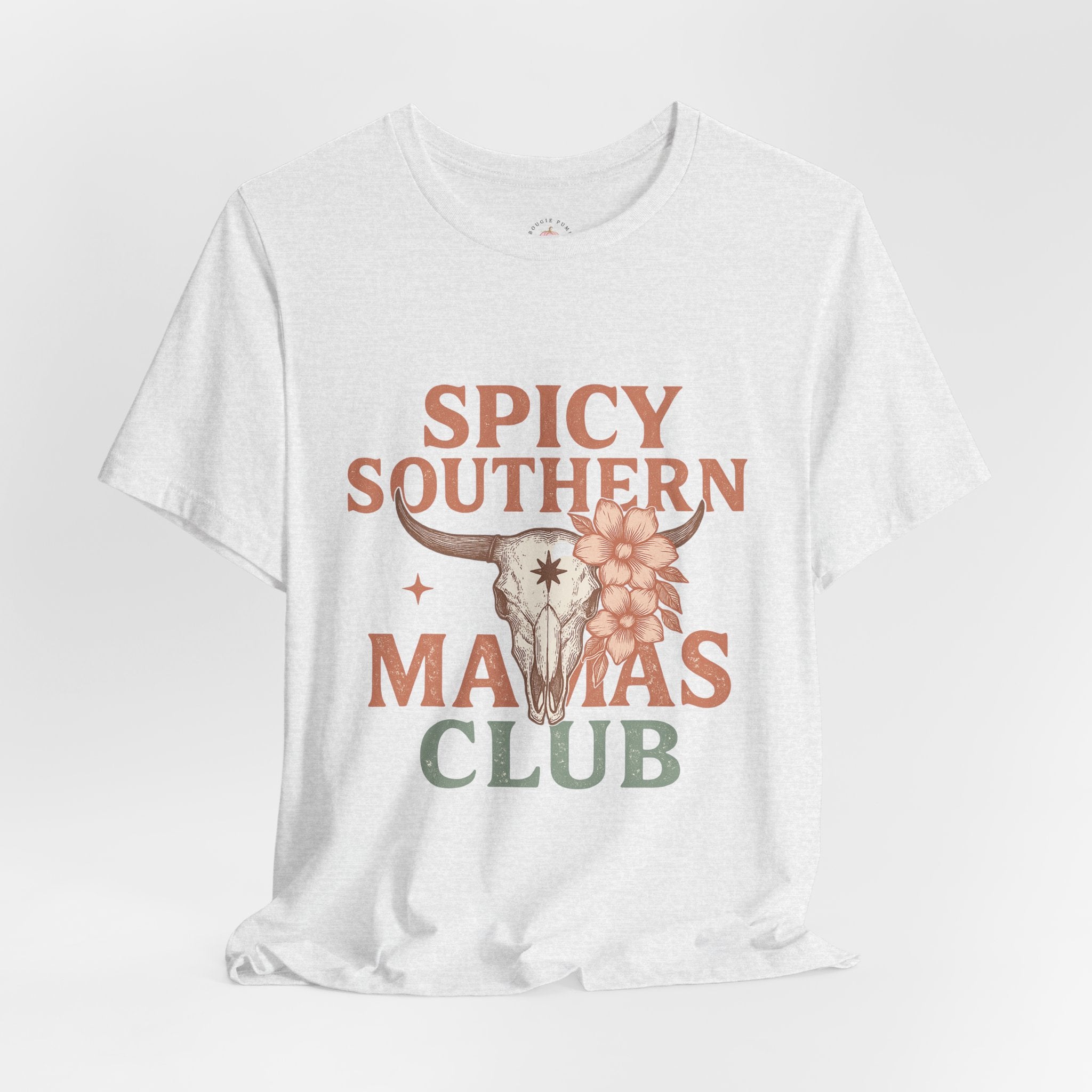 Spicy Southern Mamas Club Tee | Western Graphic Shirt for Faith-Filled Women – The Bougie Pumpkin Boutique