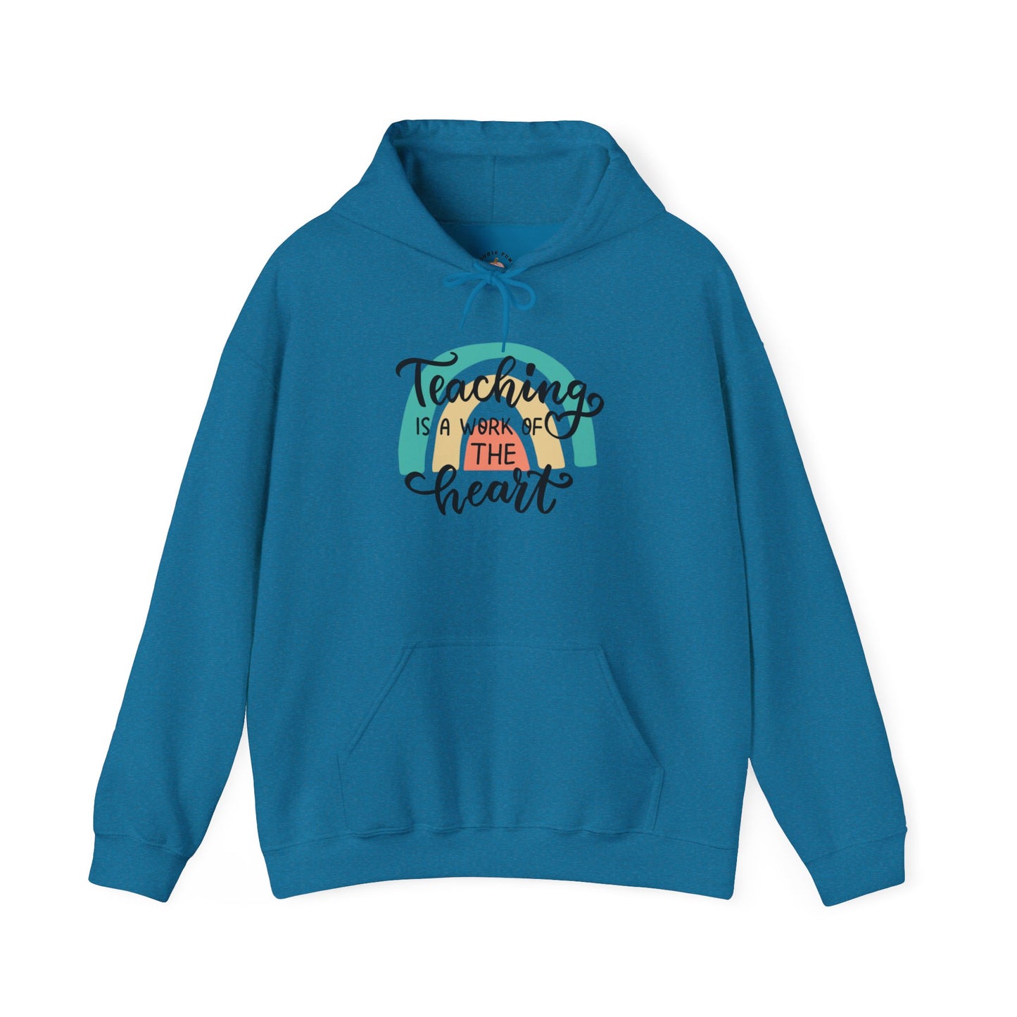 Teacher Appreciation Unisex Hoodie - Teaching Is a Work of Art, Fun Classroom Apparel