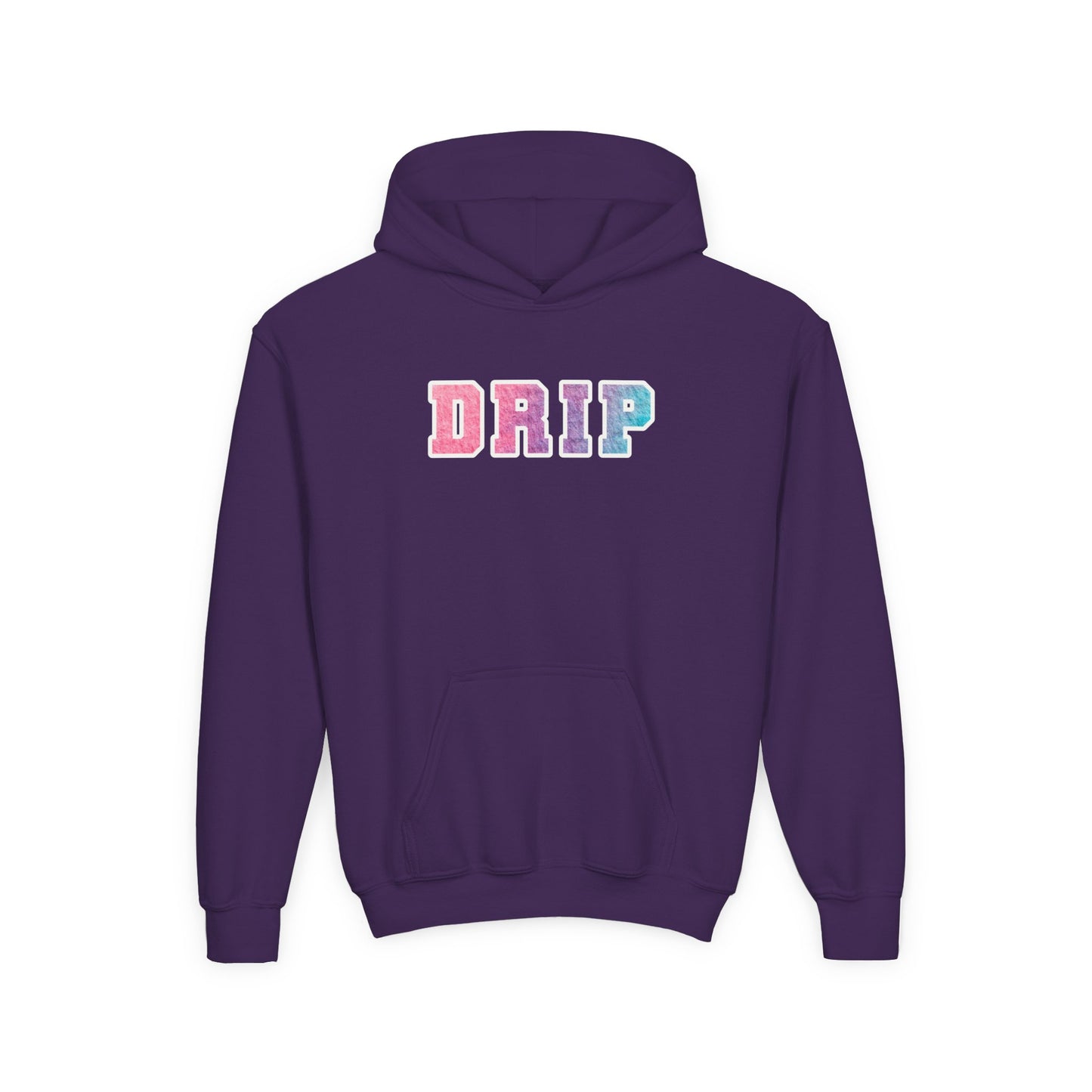 Youth Heavy Blend Hooded Sweatshirt - Drip Design, Trendy Hoodie, Urban Outfit, Gift for Teens, Casual Wear, Street Style