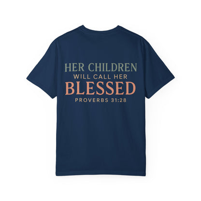 Mama Shirt – Her Children Will Call Her Blessed | Proverbs 31:28 | The Bougie Pumpkin Boutique - The Bougie Pumpkin Boutique