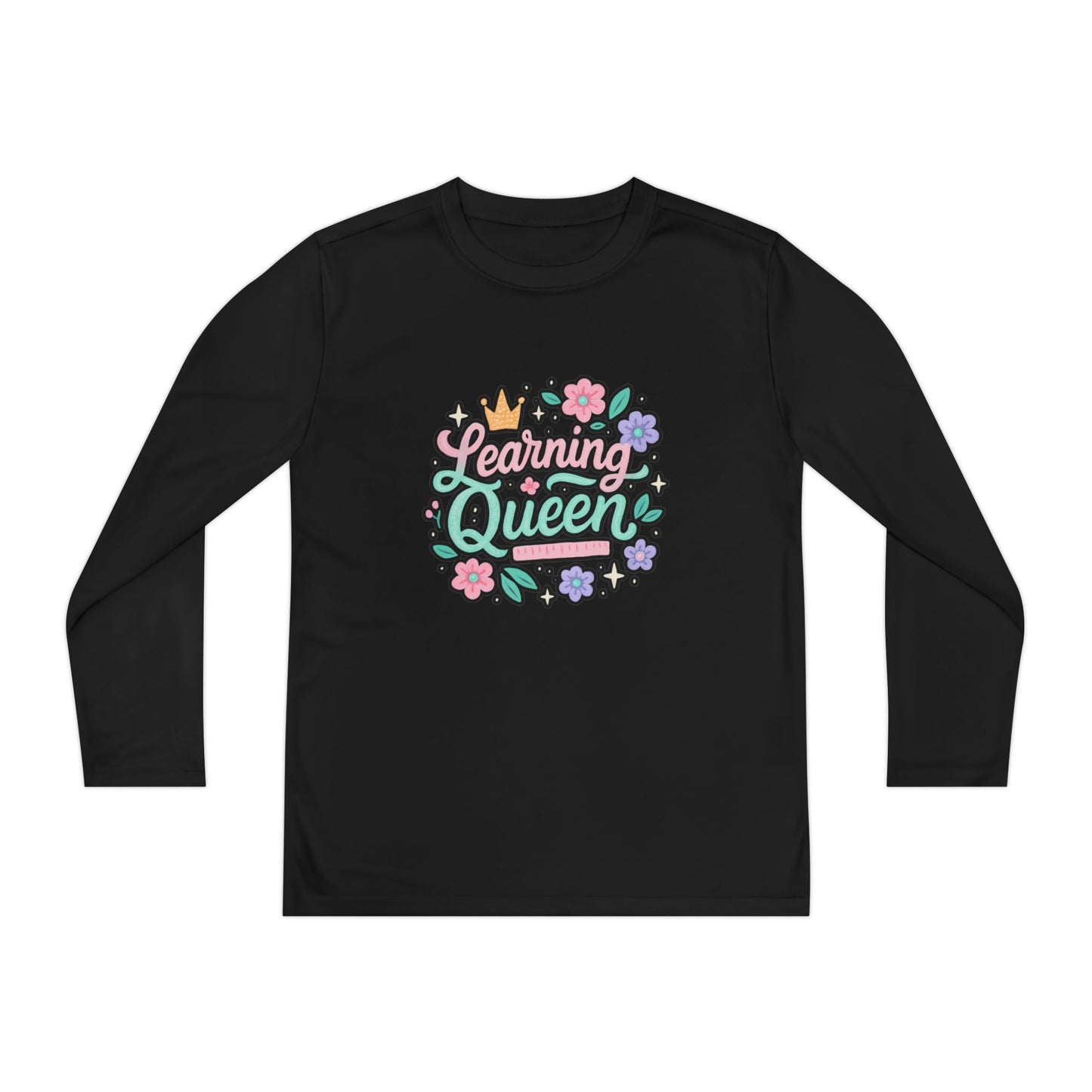 Learning Queen Youth Long Sleeve Tee