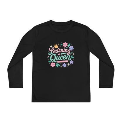 Learning Queen Youth Long Sleeve Tee