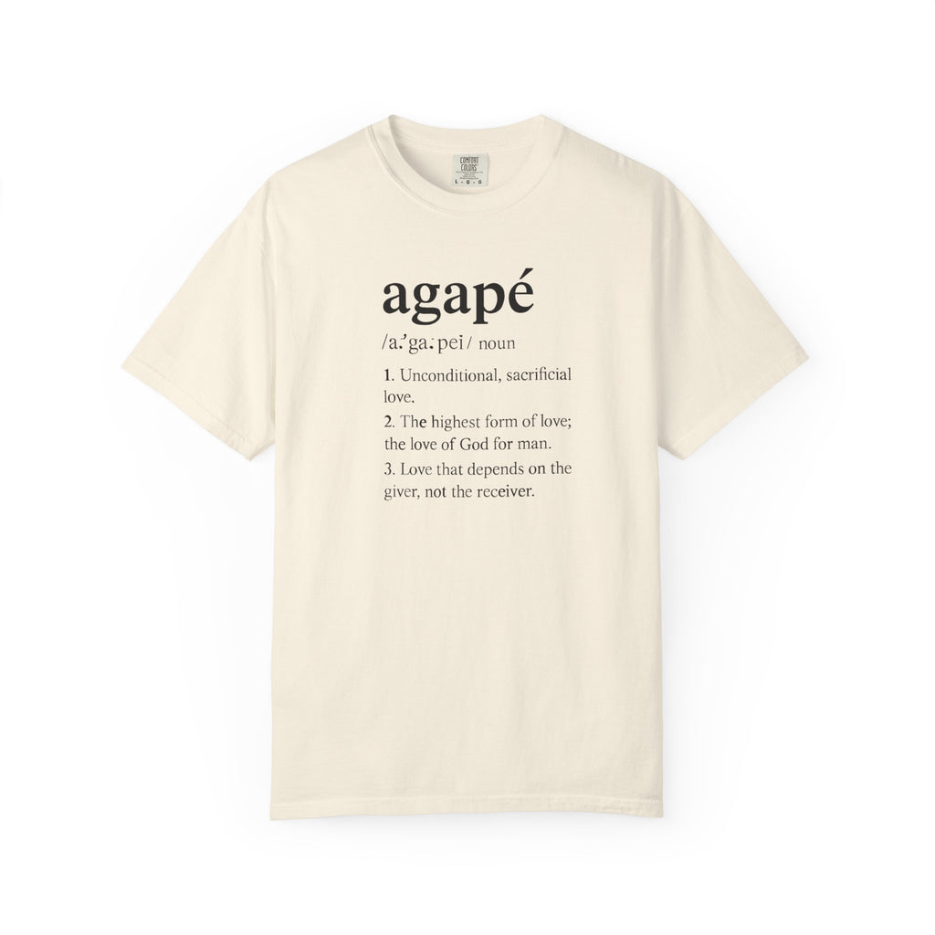 Agapé Definition Tee - Unconditional Love Christian T-Shirt