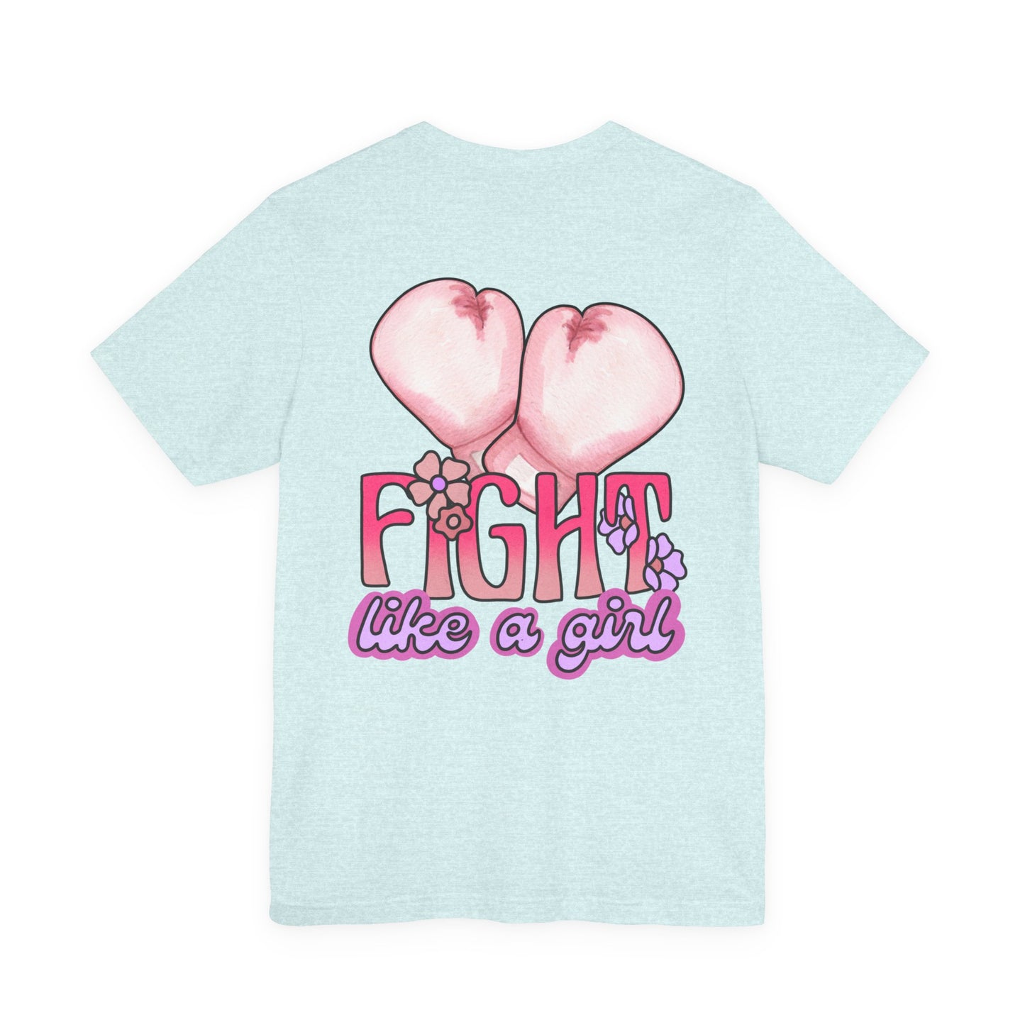 Empowerment Tee: Fight Like a Girl Unisex Jersey Short Sleeve T-Shirt, Awareness Shirt, Cancer Support Apparel, Gift for Fighters, [...]