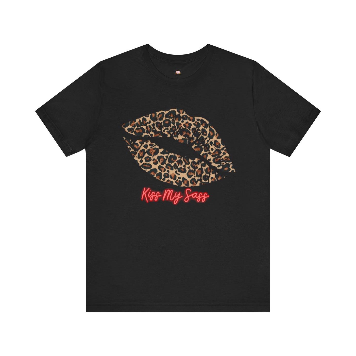Funny Leopard Kiss Unisex Tee - Kiss My Sass