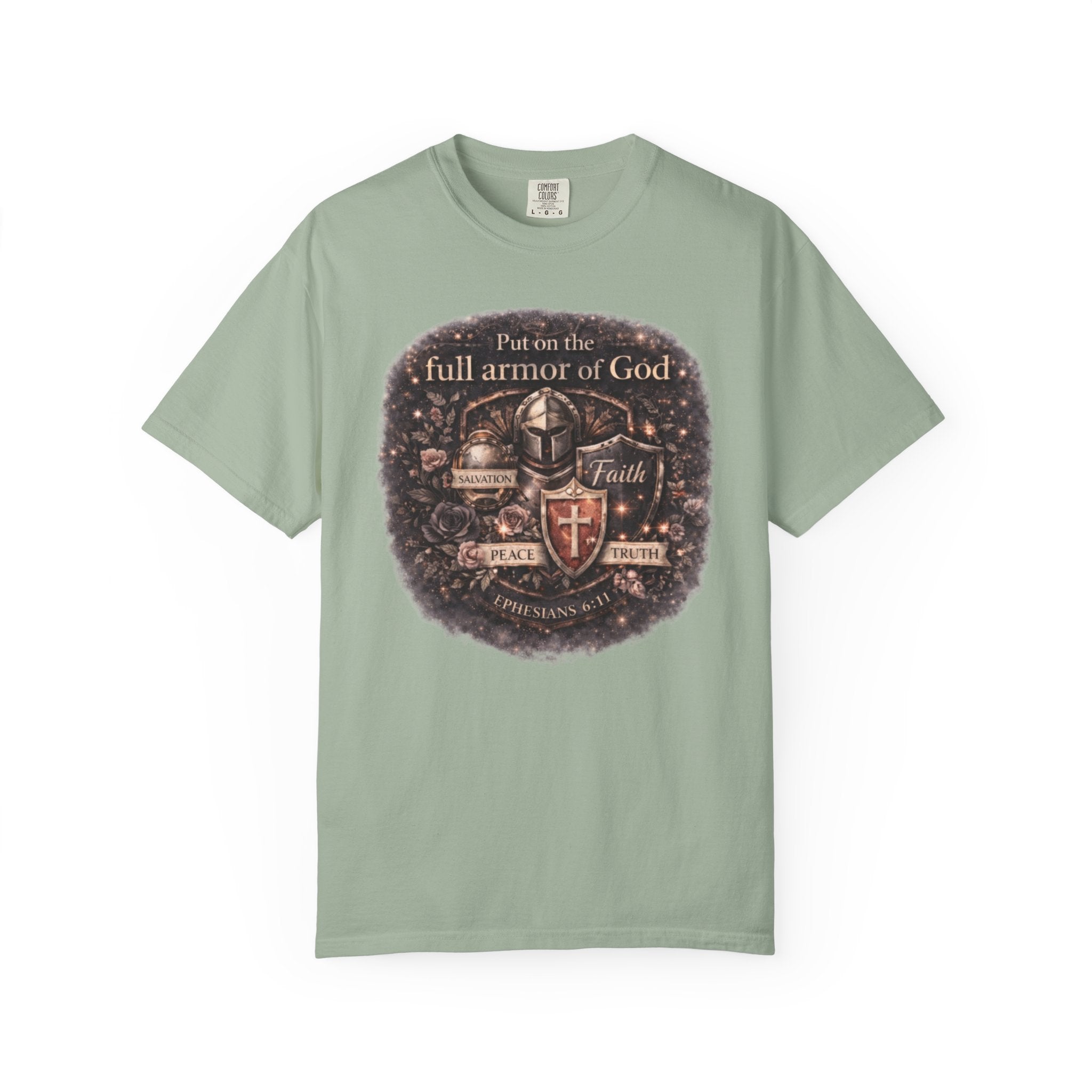 Armor of God T-Shirt — Christian Faith Graphic Tee (Ephesians 6:11)