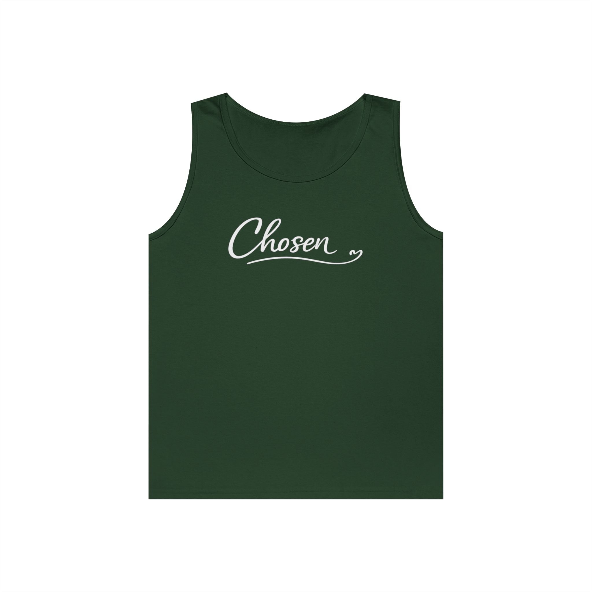 Chosen Script Tank Top — Inspirational 'Chosen' Graphic Tank