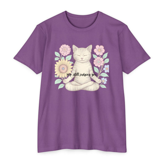 Zen Cat T-shirt - Funny and Snarky Cat Humor Design