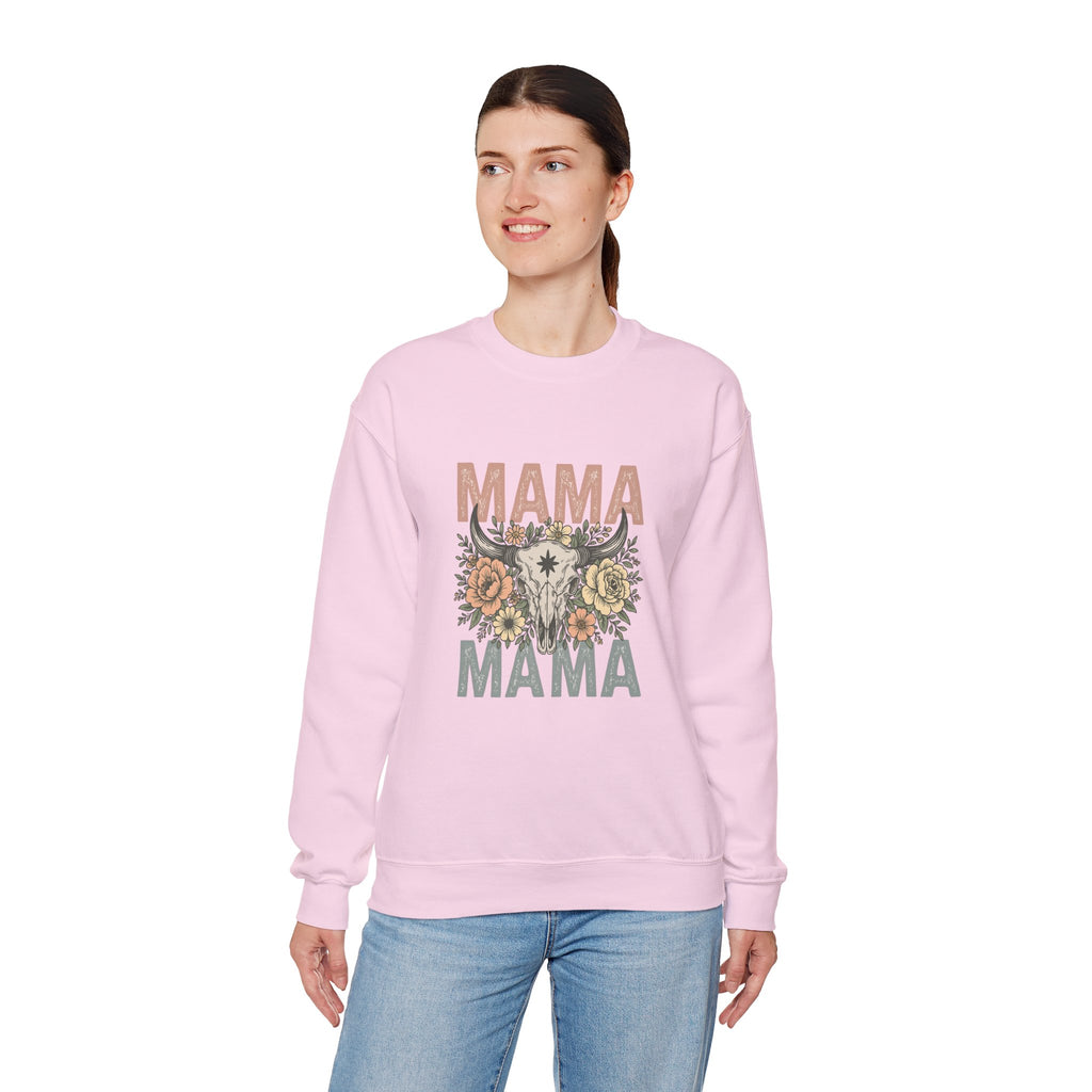 Floral Mama Skull Sweatshirt | Faith, Fashion & Sass – The Bougie Pumpkin Boutique