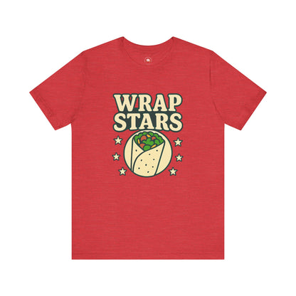 Punny Wrap Stars Unisex Tee - Cafeteria Worker Appreciation Gift - The Bougie Pumpkin Boutique