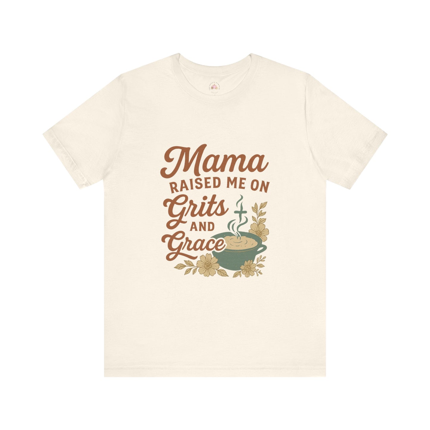 Mama Raised Me on Grits and Grace | Faith & Southern Mama Shirt – Bougie Pumpkin Boutique - The Bougie Pumpkin Boutique
