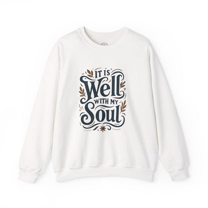 Soulful Comfort Crewneck Sweatshirt - Cozy Gift for Faith Lovers, Inspirational Apparel, Motivational Sweatshirt, Religious Gift, [...]
