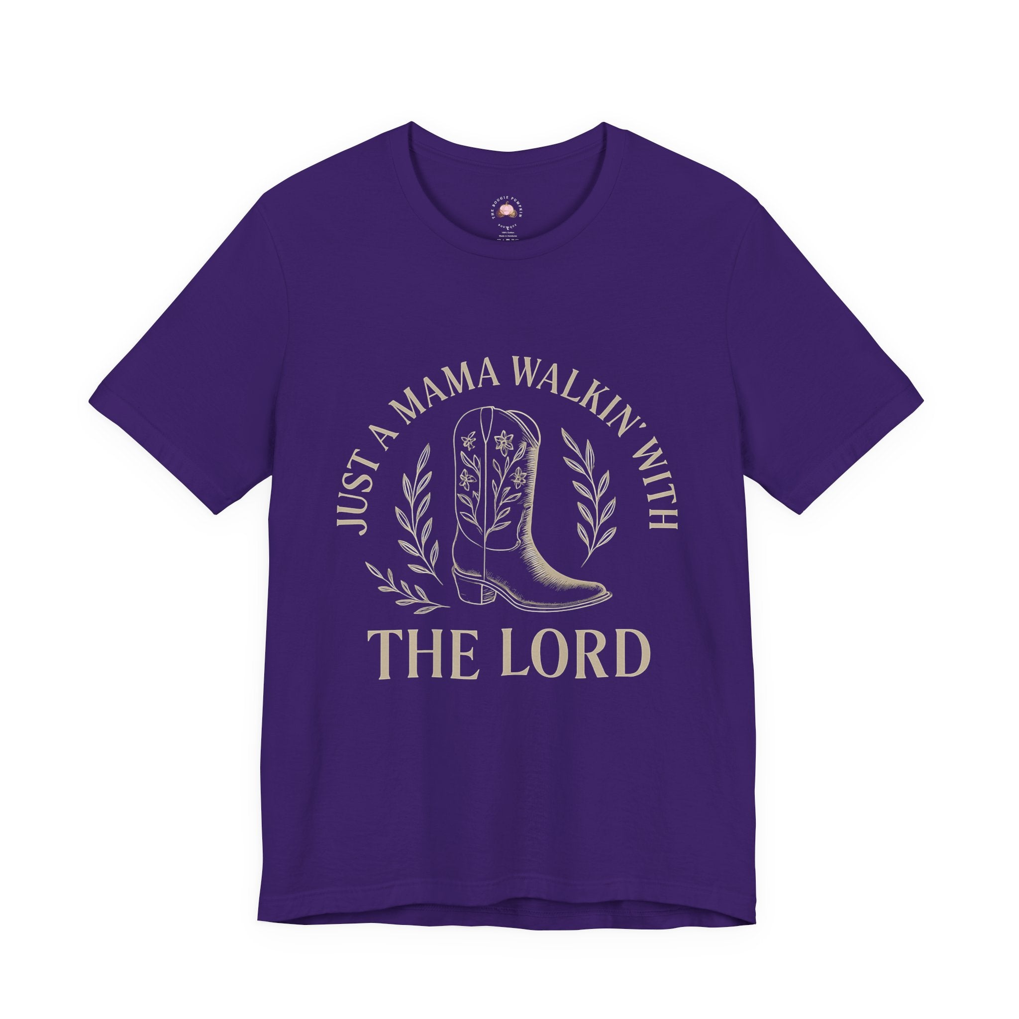 Christian T-Shirt - "Just Walkin' With The Lord" Faith Tee