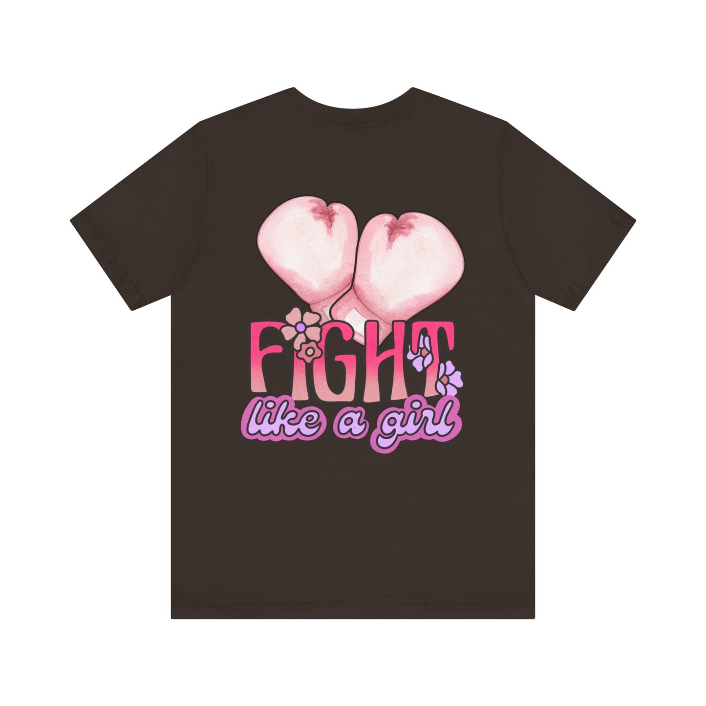 Empowerment Tee: Fight Like a Girl Unisex Jersey Short Sleeve T-Shirt, Awareness Shirt, Cancer Support Apparel, Gift for Fighters, [...]