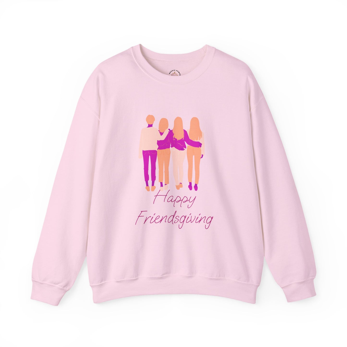 Friendsgiving Crewneck Sweatshirt - Happy Friendsgiving, Giving Thanks, Fall
