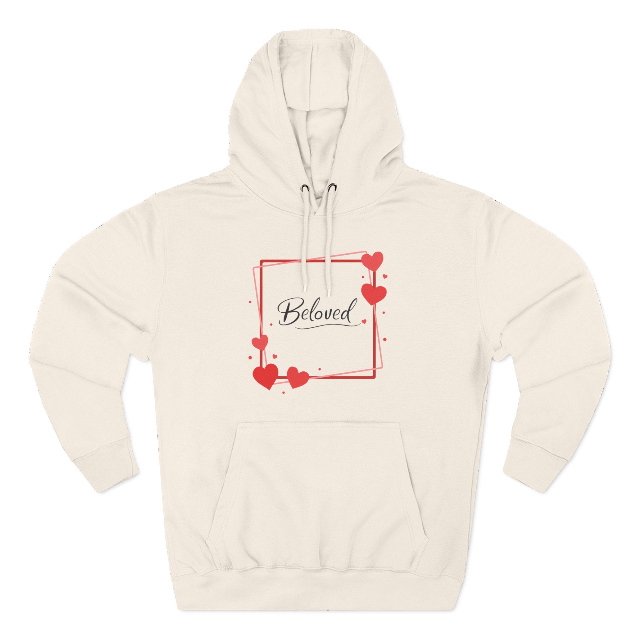 Beloved Heart Frame Hoodie — Valentine's Cozy Fleece
