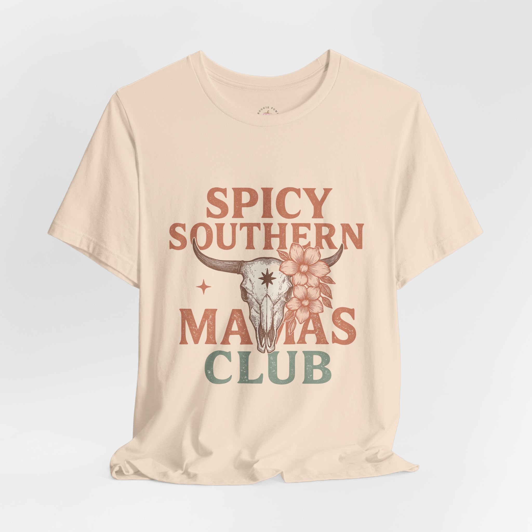 Spicy Southern Mamas Club Tee | Western Graphic Shirt for Faith-Filled Women – The Bougie Pumpkin Boutique