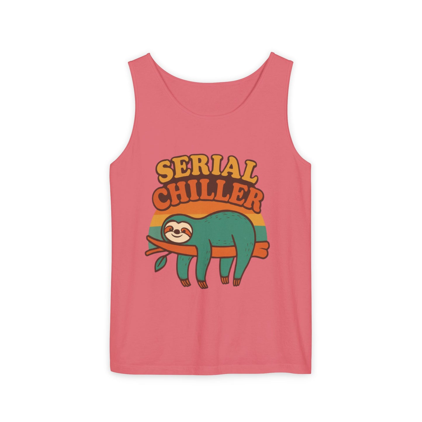 Serial Chiller Vibes Tank Top for Teachers and Moms on Vacay