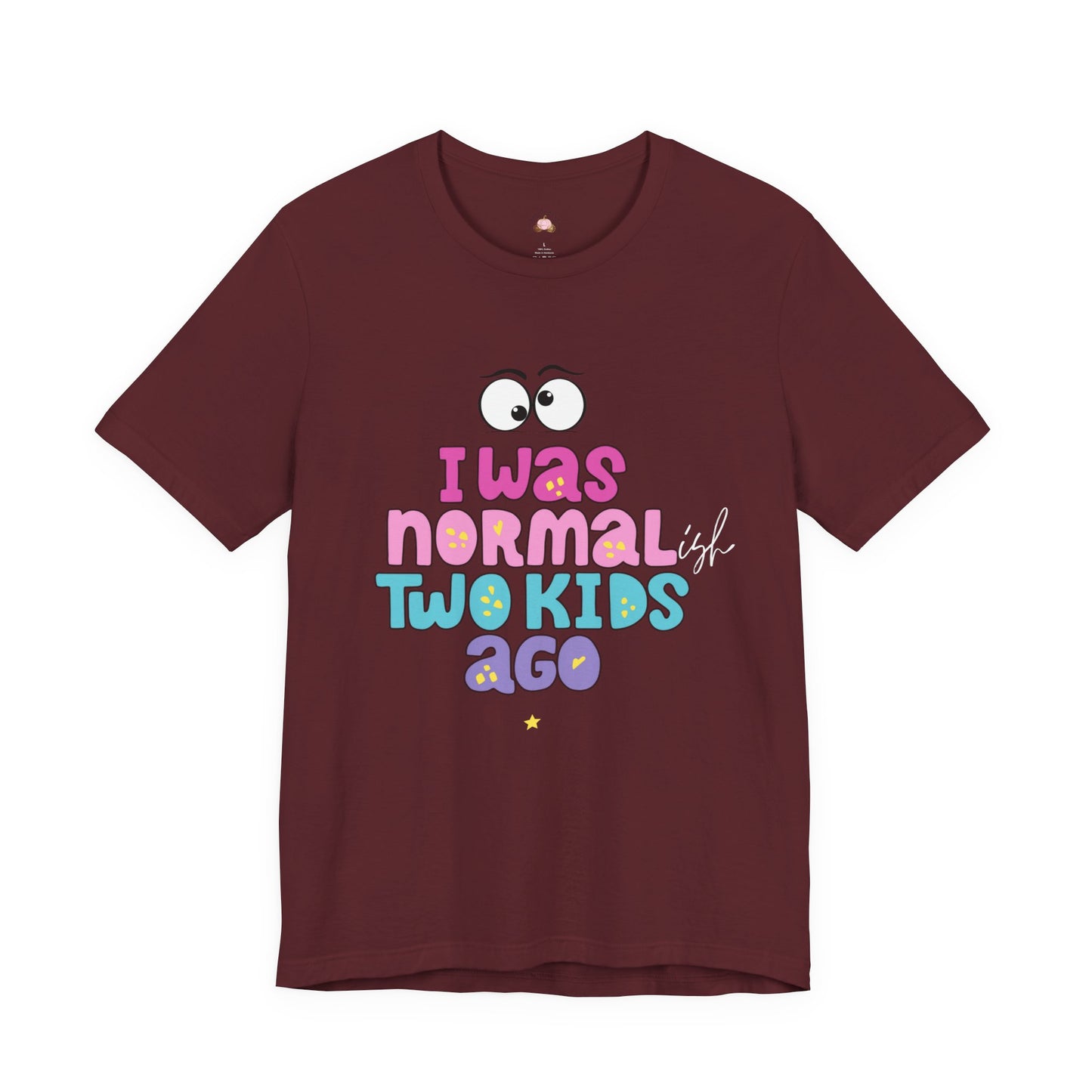 Unisex Jersey Short Sleeve Tee with 'I Was Normal Two Kids Ago' Design - Fun Parenthood Shirt, Gift for Moms and Dads, Casual Wear, [...]