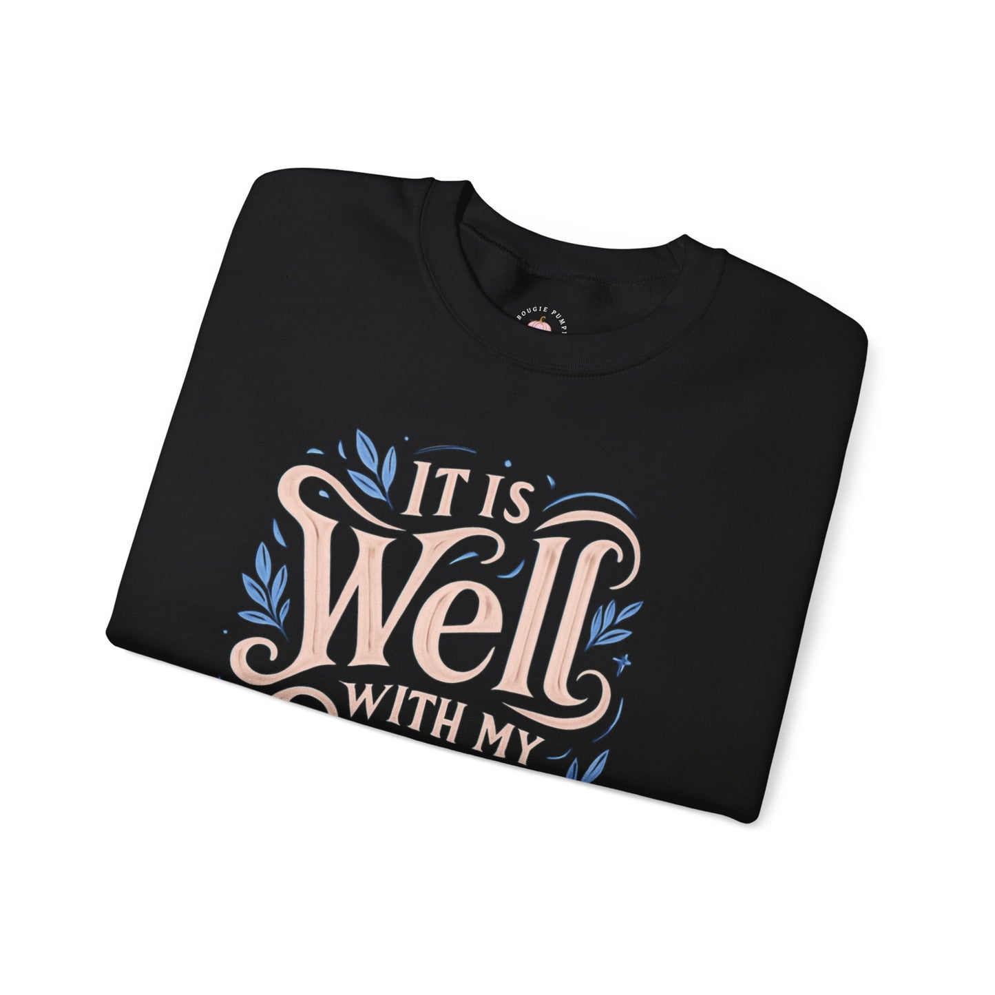 Soulful Comfort Crewneck Sweatshirt - Cozy Gift for Faith Lovers, Inspirational Apparel, Motivational Sweatshirt, Religious Gift, [...]