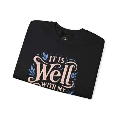 Soulful Comfort Crewneck Sweatshirt - Cozy Gift for Faith Lovers, Inspirational Apparel, Motivational Sweatshirt, Religious Gift, [...]
