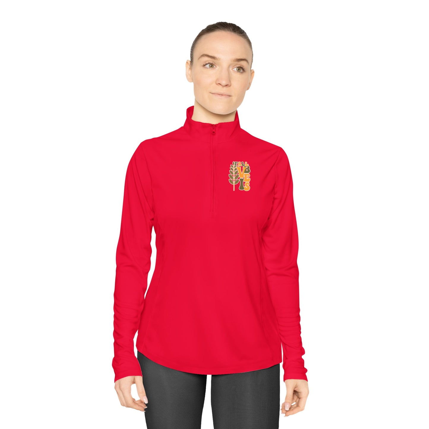 Quarter-Zip Pullover - Fall Vibes