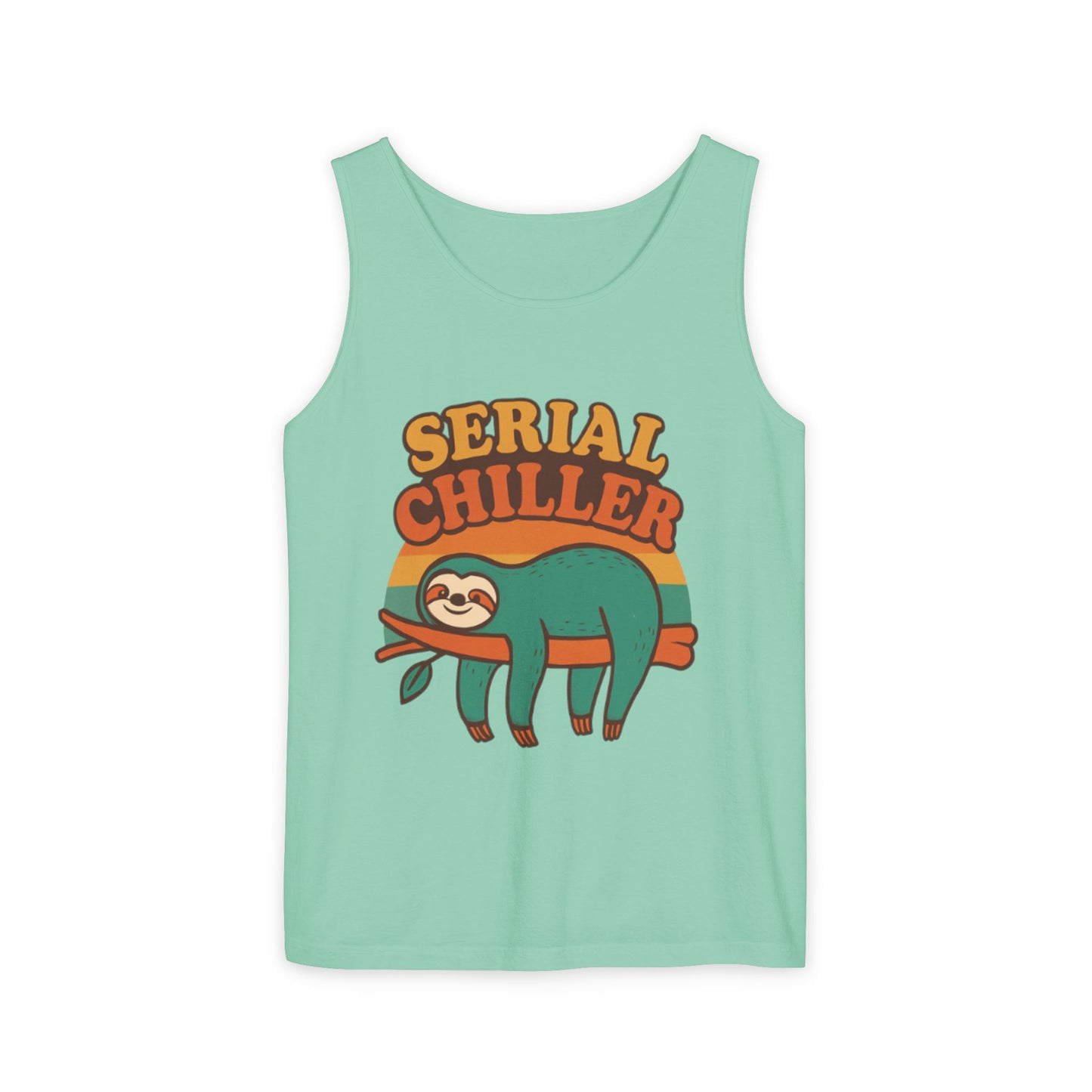 Serial Chiller Vibes Tank Top for Teachers and Moms on Vacay